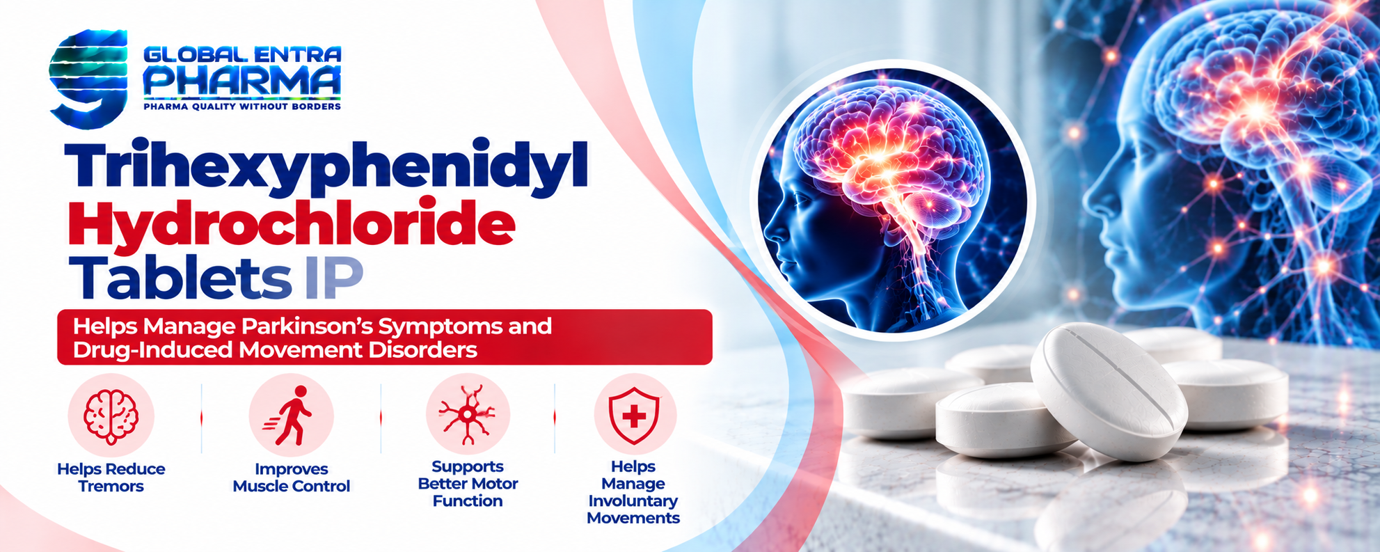 Trihexyphenidyl Hydrochloride Tablets IP 5 mg Manufacturer in India